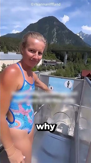 THIS WATER SLIDE HAS A SHOCKING RULE 😱