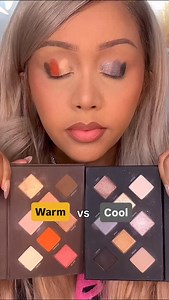 1.8K reactions · 17 comments | Warm vs Cool... which side wins?! Ft @NovaBeauty by @FashionNova Bronze vs Smoky Palette ✨ #NovaBeauty #FashionNova #EyeshadowTutorial #makeup #MakeupTok #makeuphack A D | glamwithsuzan | Facebook