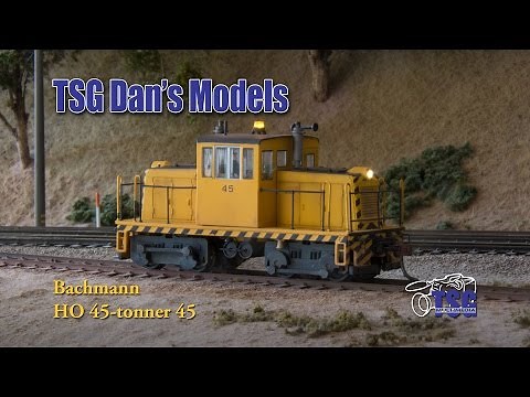 HO Scale DCC Bachmann 45 Ton Switcher