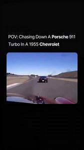 17K views · 497 reactions | Outclassed everyone 勞 The amazing sound you hear is from a 1900 pound, 500 horsepower 1955 Chevrolet. What are your thoughts? 樂 ( Media: @dorn.bruce ) #chevrolet #porsche #classiccar #vintagecar #cars | Cars Daily | Facebook