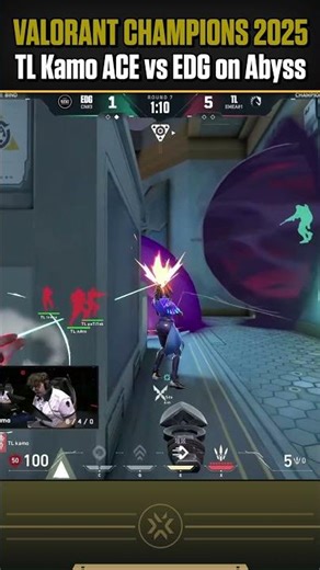TL Kamo ACE vs EDG on Abyss at VALORANT Champions 2025