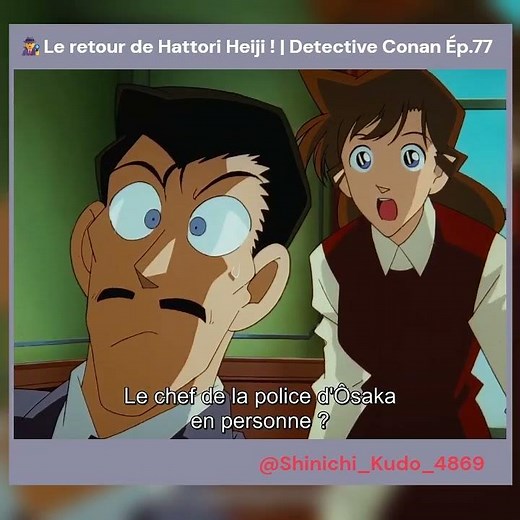 🕵️‍♂️Le retour de Hattori Heiji ! Détective Conan Ép.77 #detectiveconan #detectiveconanedit #animefr