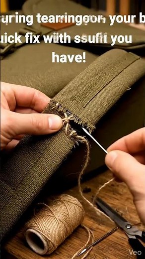 Sticky Drawer Ripped Backpack Strap #repairing #diy #brokenfix #fixitfast #problemfix #woodworking