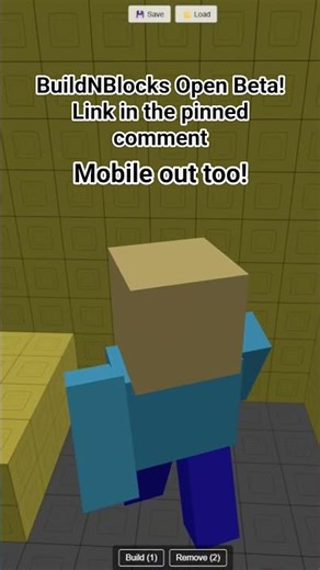 BuildNBlocks Open Beta! #minecraft #roblox #javascript #code #blocks #indie #indiegame
