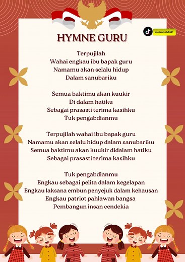 Hymne Guru: Lagu dan Lirik untuk Hari Guru