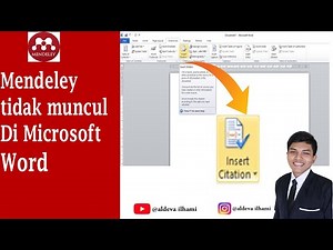 cara mengatasi mendeley tidak muncul di microsoft word