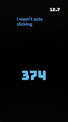 I wasn't auto clicking