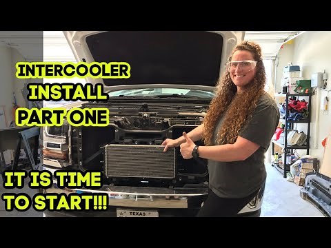 LT4 Supercharger Swap: Intercooler Install