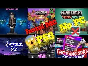 Download mods and all types of Minecraft ps3😱🔥