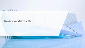 Simulation Analysis Studies - Review modal results | Autodesk