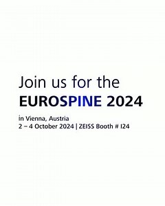 1.1K views · 12 reactions | Join us at the EUROSPINE 2024 in Vienna! Visit the ZEISS booth and experience the ZEISS PENTERO 800 S - now with navigation. #ZEISSmeditec #EUROSPINE2024 *Not al products/services are available in all countries. | ZEISS Medical Technology | Facebook