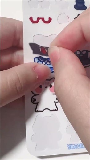 October sticker club sticker sheet!! These are so fun😸😸#stickers #stickersheet #kawaiiart #shorts