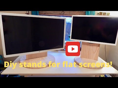 Diy tv stands for flat screens to save money!
