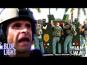 Miami SWAT Team Rides in Armored Beast to Confront High-Stakes Crime Scene | Miami SWAT | Blue Light