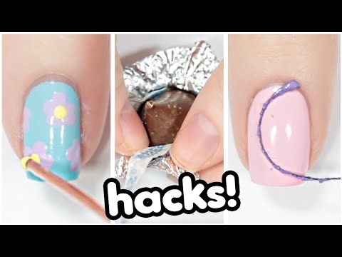 10 Fun & Easy Nail Art Designs Using ONLY Household Items!