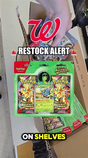 Nobody is checking Walgreens for Pokémon… BIG mistake 👀#PokemonCards #pokemoncollector