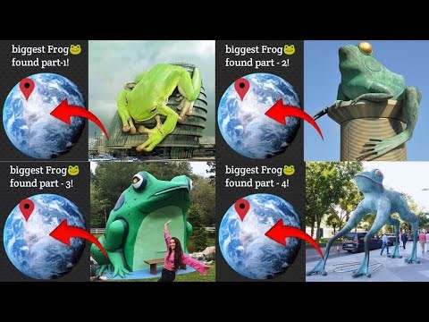 I found world's largest top 5 frog locations on Google Maps 🤯😱 | #ddgoogleearth #earth616 #mapguide