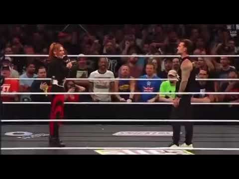 WWE Cm Punk and Becky Lynch segment