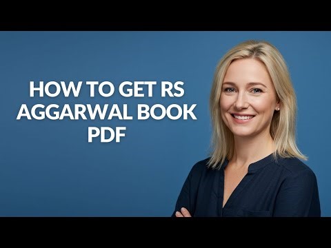How to Get Rs Aggarwal Book Pdf - Julia'sTutorials
