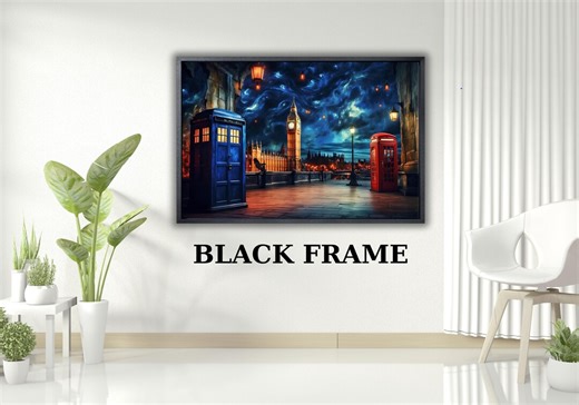 Doctor Who Tardis Canvas Wall Art Doctor Who Tardis Box London Canvas Painting London Big Ben Telephone Box Doctor Who Poster Decor Home Art - Etsy