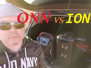 Onn Large Party Speaker vs ION Pathfinder 320 🛻 Tailgater Special - Budget Bluetooth Party Speakers
