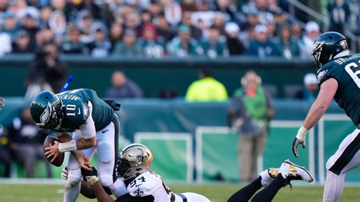 Cam Jordan passes Rickey Jackson for franchise record in sacks | Saints-Eagles Highlights