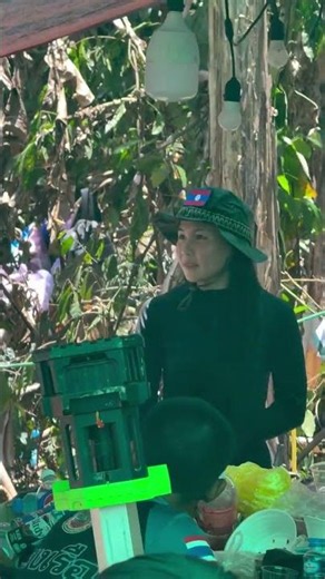Thank you… my lady, for bringing hiking boots and a sleeping tent to donate to the team on an ove...
