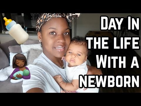 A DAY IN THE LIFE WITH A NEWBORN BABY | 6 WEEKS OLD | MOM VLOG