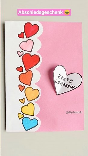 Amazing gift for a teacher 👩‍🏫 impressive card #crafting #diy #school