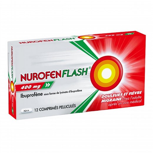 Nurofen Flash 400 mg comprimé ibuprofène @ Pharma GDD 🛒