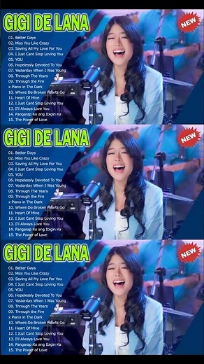 GIGI DE LANA Songs 2024 - Top 20 Best Cover Songs Playlist 2024 - Better Days, Miss You Like Crazy