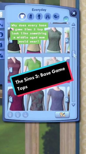 Exploring Sims 3 Base Game Tops: Are They Fashionable or Frumpy?