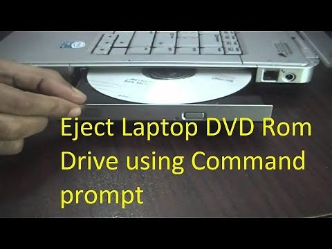HOW TO EJECT LAPTOP DVD ROM DRIVE USING COMMAND PROMPT