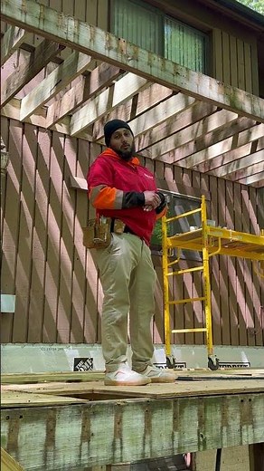 Deck Build Progress in Manassas, VA 🔩💪 Joist Hangers + Flashing Done Right!