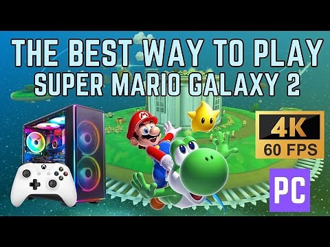 Best Way to Play Super Mario Galaxy 2 in 4K 60FPS on Dolphin Emulator - No Motion Controls!