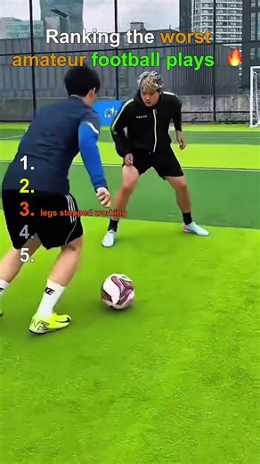 RANKING WORST AMATEUR FOOTBALL PLAYS