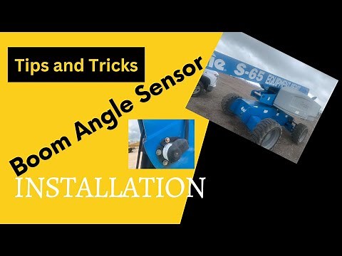 Genie boom angle Sensor install