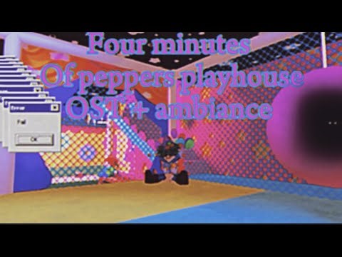 Four minutes of peppers playhouse ost and ambience #weirdcore #dreamcore #peppersplayhouse #roblox