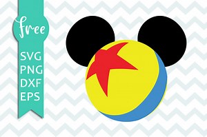 Pixar ball svg free, luxo ball svg, mickey svg, instant download, shirt design, disney svg, vector file free, disneyland svg free, png, dxf 0123