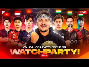 Free Fire Max Live🧿 IND VS VIET,MLYSIA,NP WATCHPARTY TEAM TSGARMY Road To 1Million -Garena Free Fire