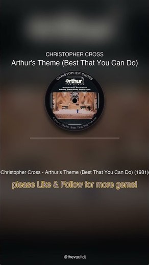 🎵 Christopher Cross - Arthur’s Theme (Best That You Can Do) 1981 | If you know this song, you have g