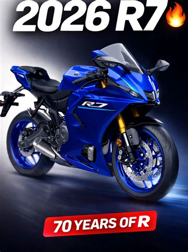 #creatorsearchinsights #BikeTok #MotoTok #Superbike #MotorcycleReels 2026 Yamaha R7 😮‍🔥 This One Hits Different The 2026 Yamaha YZF-R7 celebrates 70 years of Yamaha’s legendary R-Series, blending race-inspired design with modern performance. Based on the MT-07 platform, the R7 delivers sharp handling, aggressive aerodynamics, and a premium feel—now even more special with the 70th Anniversary Edition. 🏍️ What’s inside this video: 2026 Yamaha R7 design overview 70th Anniversary R-Series colors 