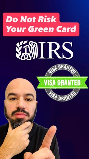 Will tax mistakes hurt your Green Card? ⚠️