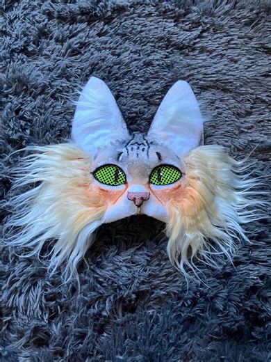 Handmade Norwegian Forest Cat Mask - Please See Description in "item Details" Tab Before Purchasing! - Etsy