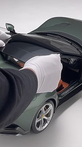 196K views · 4.7K reactions | Discover the details of the Ferrari 12Cilindri Spider, Maranello’s two-seater spider powered by a mid-front-mounted, naturally aspirated V12, at 1:8 scale. Models finished in the stunning Verde Toscana with a Terra Antica interior are currently available to order at 1:8 scale on our website: https://bit.ly/Ferrari12CilindriSpiderAC #AmalgamCollection #Automotive #Ferrari #HandMade #ModelCar #ScaleModel | Amalgam Collection | Facebook