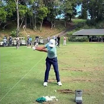 Xander Schauffele slow motion golf swing. #golf #golfswing #subforgolf #alloverthegolf #bestgolf