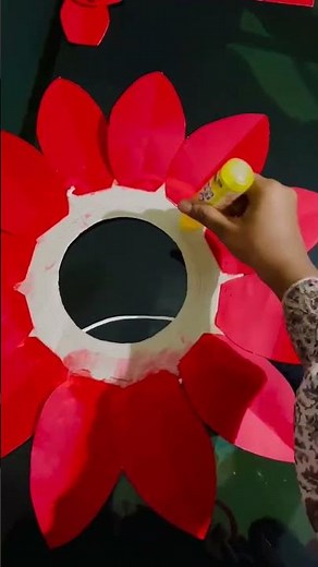 Flower mask making easy🌻🌼🎀#creative #diy #simple #craft #riza#