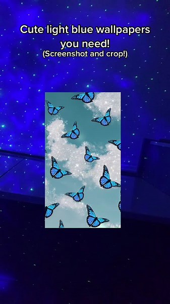 Cute Light Blue Aesthetic Phone Wallpapers