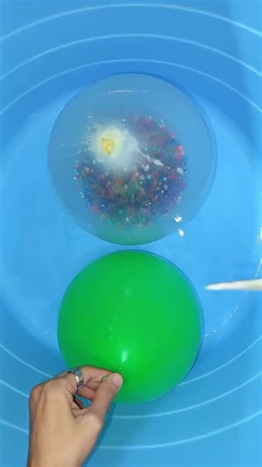 Orbeez Balloon ASMR on Instagram: "Popping Orbeez Balloon 🟣🟡🟠🟢🔵🔴⚫ #orbeezball #asmr #asmrsounds #satisfyingvideos"