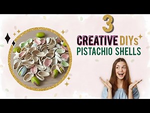 🤯 3 Amazing Pistachio Shell DIYs! FREE Creative Crafts & Home Decor Ideas